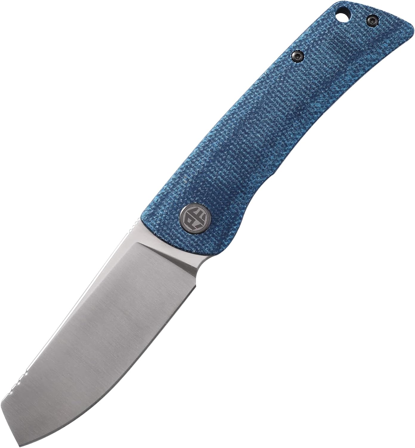 Review Samenvatting van Petrified fish PFE05 Flavorist Vouwmes 3.15 inch K110 Staal Blade Micarta Handvat Vouwen Zakmes voor Camping Outdoor EDC (Blue)